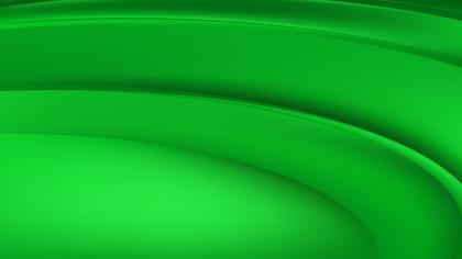 Green Curves Abstract