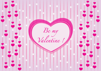 Be My Valentine Vector Graphic
