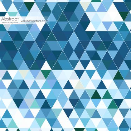 Blue Background Triangle Design
