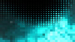 Abstract Pixelated Teal Background