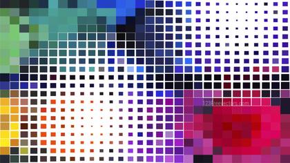 Abstract Pixelated Composition