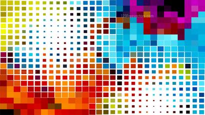 Colorful Pixelated Squares