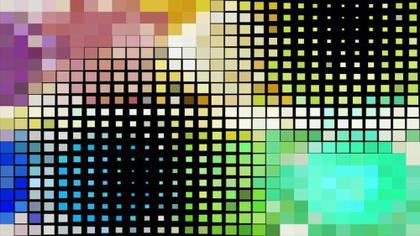 Abstract Pixelated Color Palette