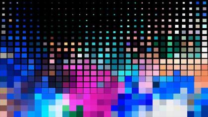 Abstract Pixelated Color Gradient