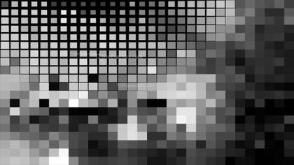 Pixelated Grayscale Composition