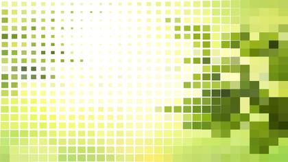 Abstract Green Pixel Art Background