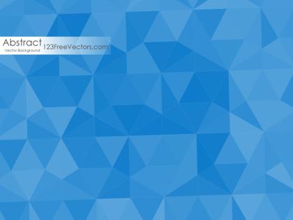 Dark Blue Polygonal Background