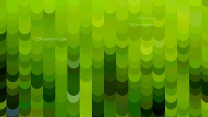 Green Semicircle Pattern