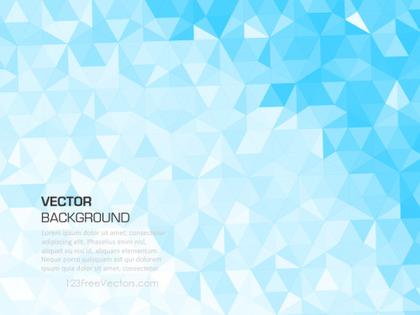 Light Blue Polygonal Background