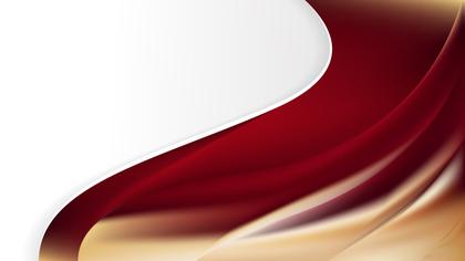 Beige and Red Wave Business Background