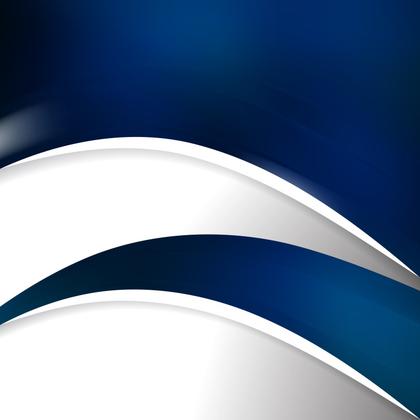 Abstract Black and Blue Wave Business Background Vector Image