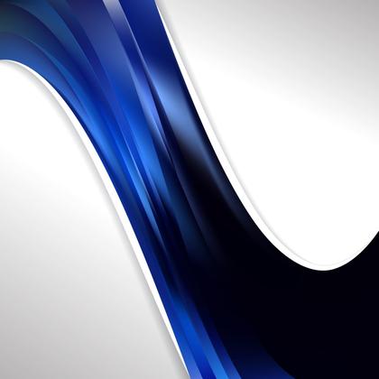 Black and Blue Wave Business Background