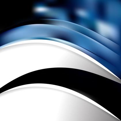 Black and Blue Business Background Template