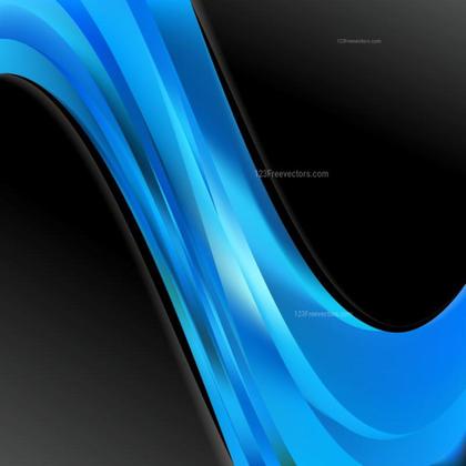Blue Wave Abstract