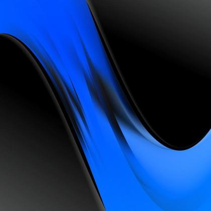 Abstract Blue and Black
