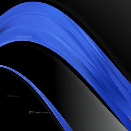 Blue Wave Abstract