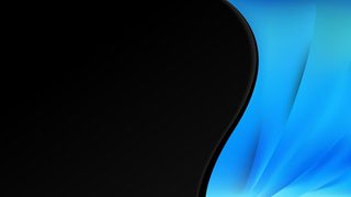 Blue and Black Abstract