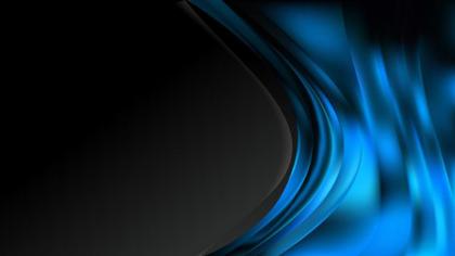 Blue Wave Abstract