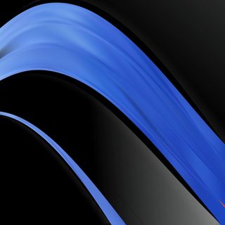 Blue and Black Abstract
