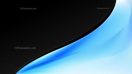 Blue and Black Abstract
