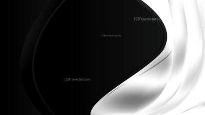 Black and White Abstract Design