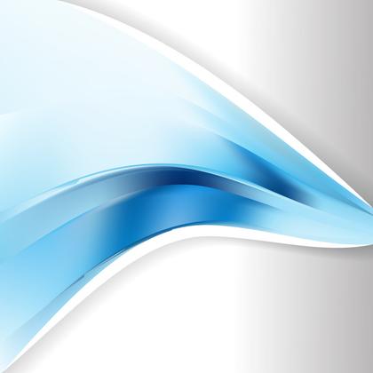 Abstract Blue Wave