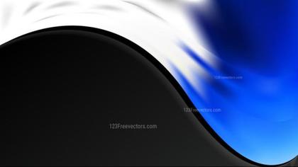 Abstract Blue Black Waves