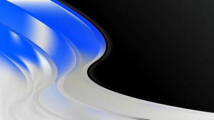 Blue and White Wave