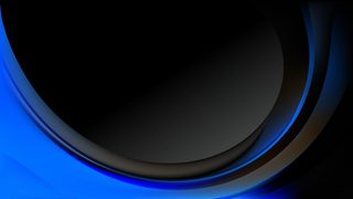 Blue and Black Abstract