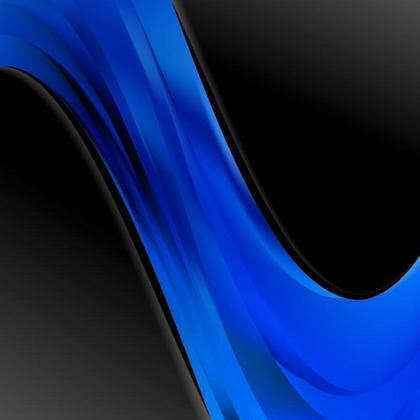 Blue Curve Abstract