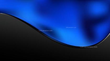 Blue and Black Abstract Design