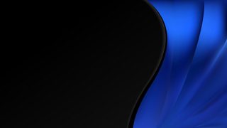 Blue and Black Abstract