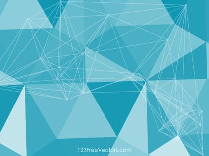 Vector Blue Triangle Background Free