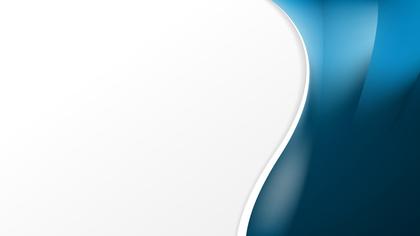 Blue Curve Abstract