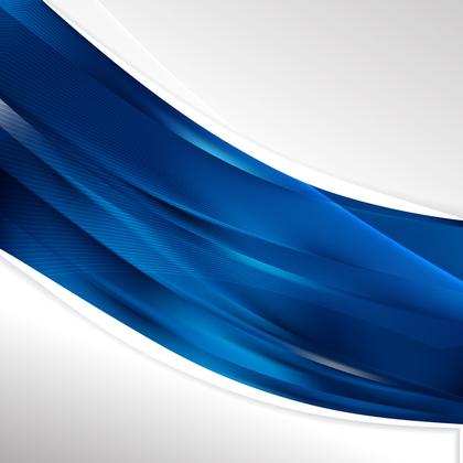 Free Download Abstract Dark Blue Wave Business Background Vector Image
