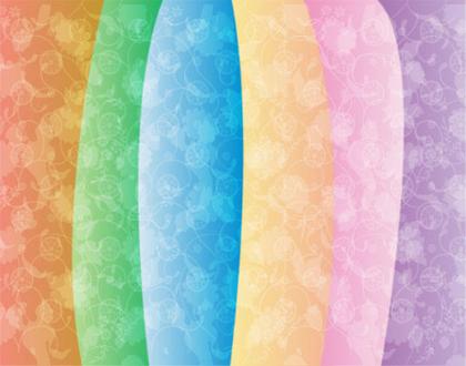 Colored ornament vector