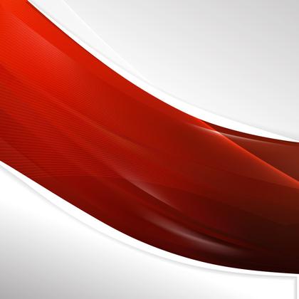 Red and White Abstract