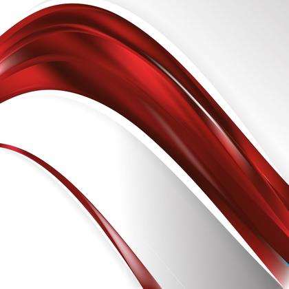 Red and White Abstract