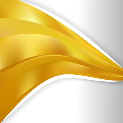 Free Download Abstract Golden Wave Background