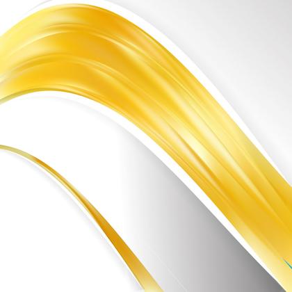 Abstract Gold Wave Business Background Illustration