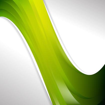 Abstract Green Curve