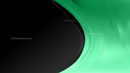 Green and Black Abstract Design