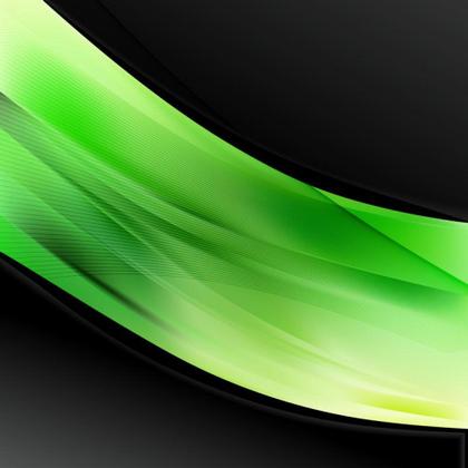 Green Abstract Curve