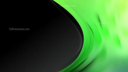 Green and Black Abstract