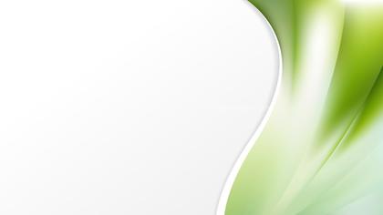 Abstract Green and White Wave Business Background Vector Image
