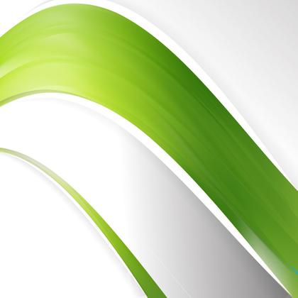 Green and White Wave