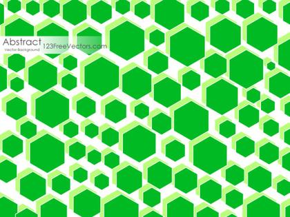 Green Polygon Shape Background Design