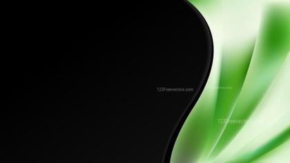 Black and Green Abstract Design