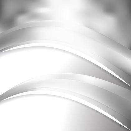 Abstract White Curves