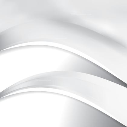 Abstract White Curves